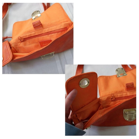 Mini orange rectangular bag - Picture 7 of 8